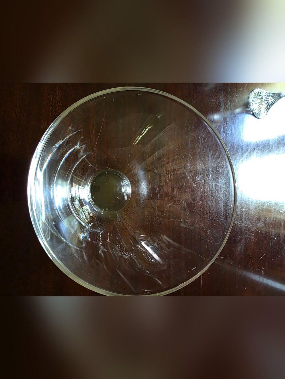 Marc Aurel Clear Glass Serving Bowl